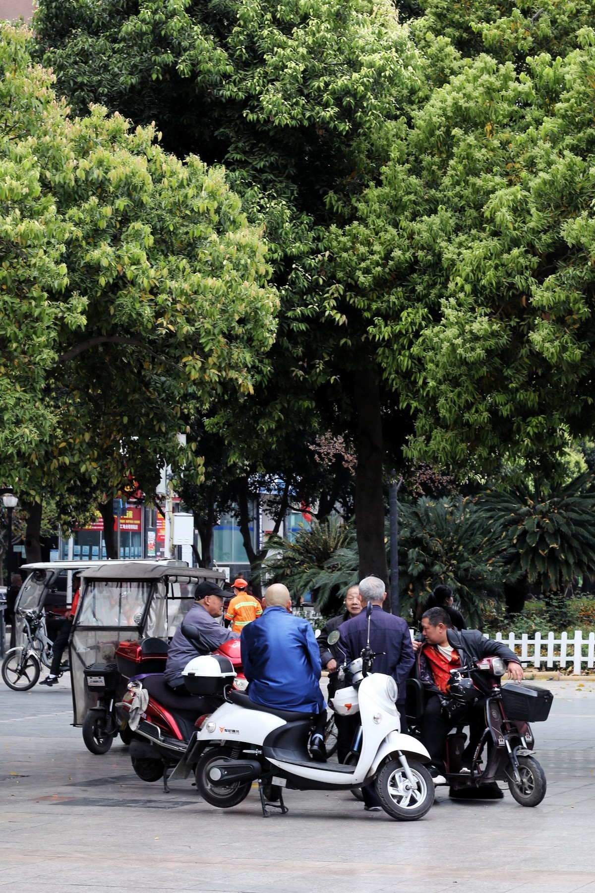 铁牛广场市民生活-竖拍图之五