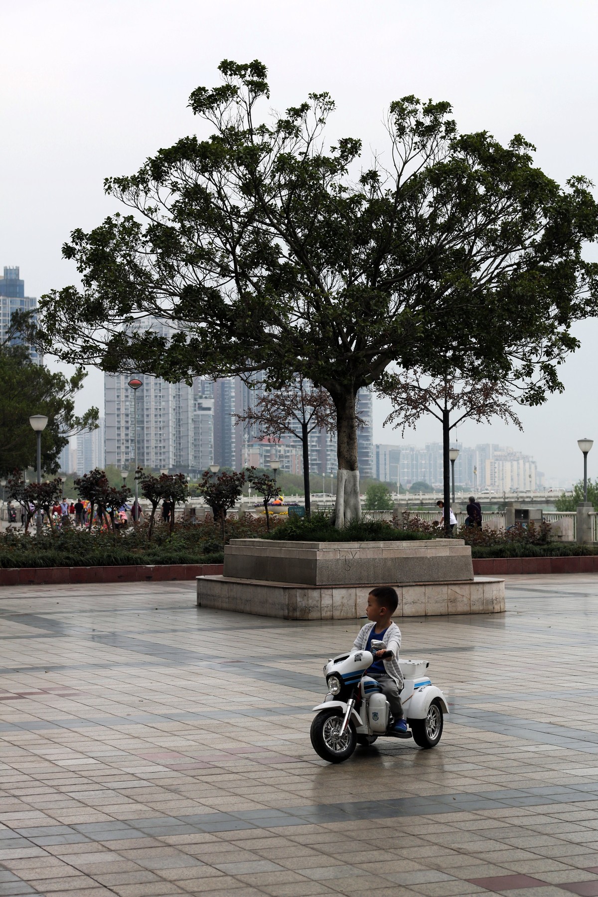 铁牛广场市民生活-竖拍图之五