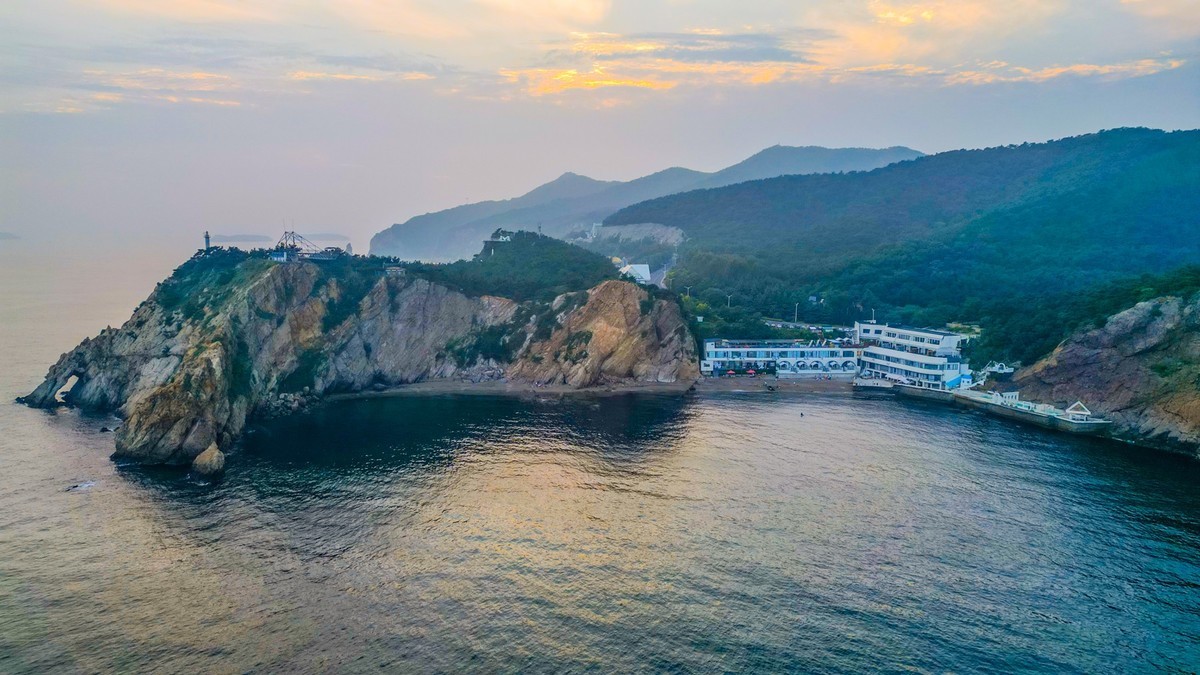 大连的海------鸟瞰须来-海宿小海湾