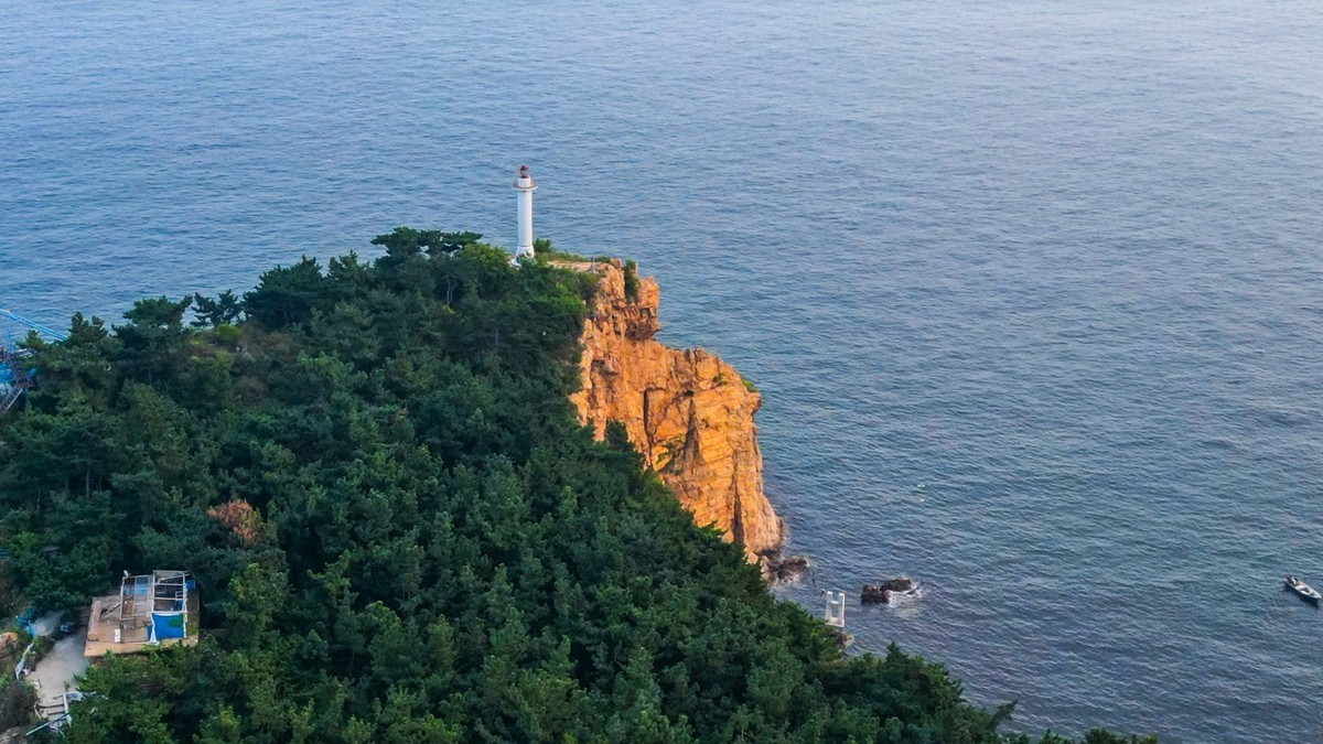 大连的海------鸟瞰须来-海宿小海湾