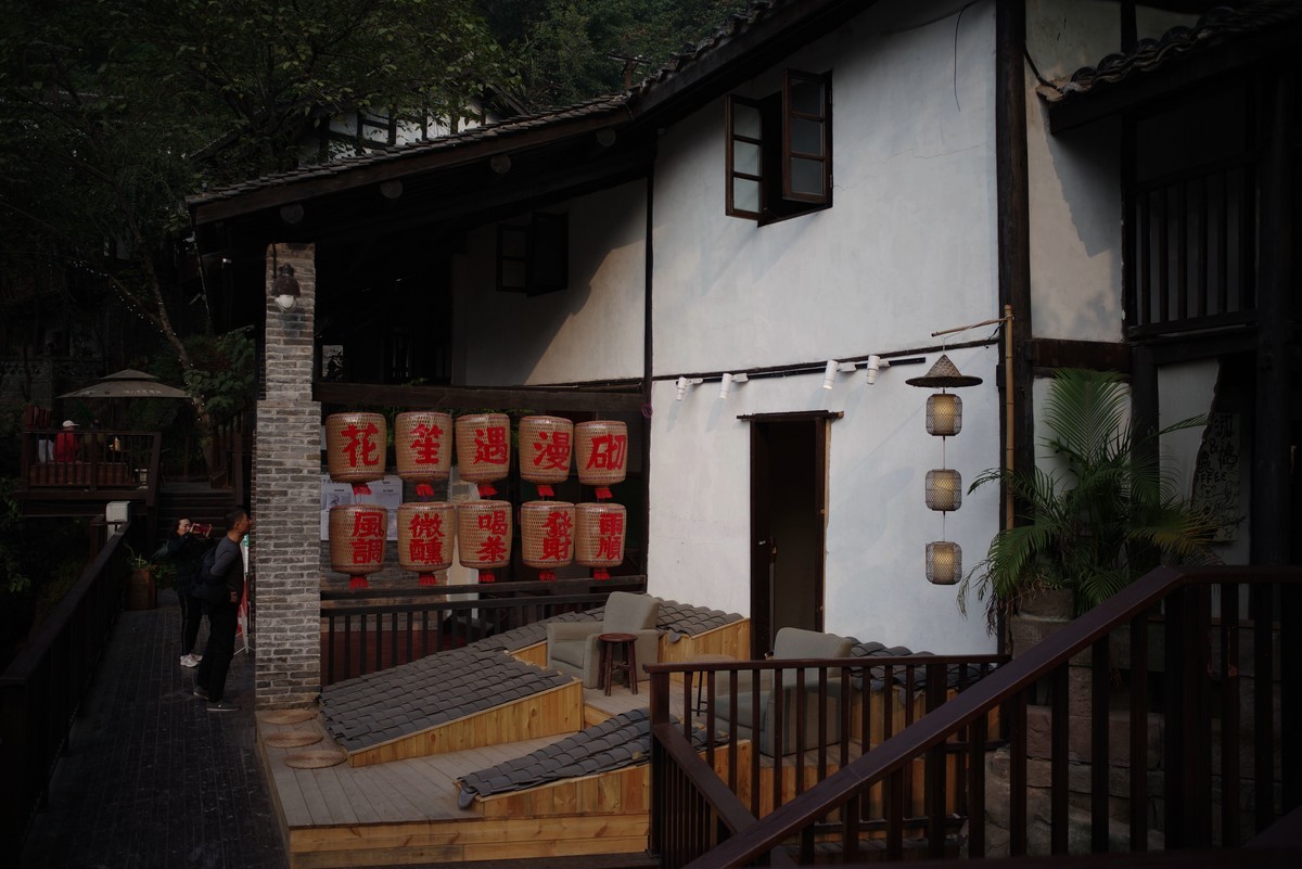 修缮中的下浩老街