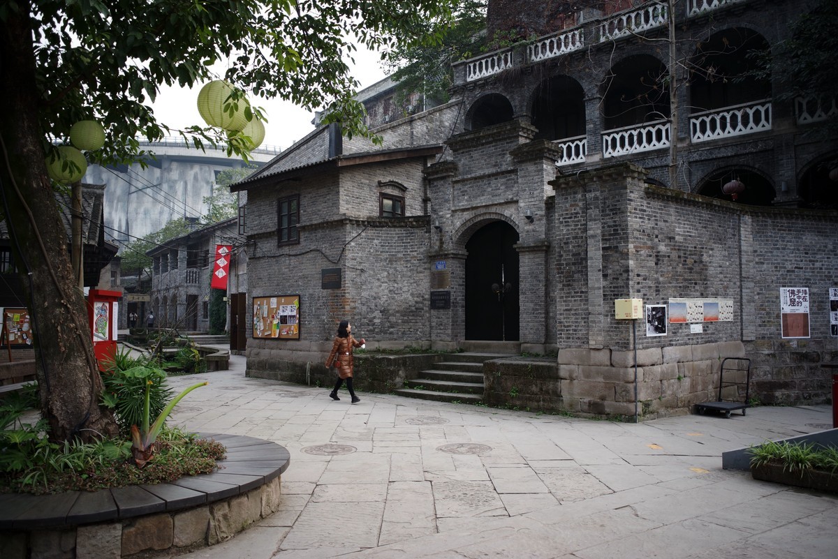 修缮中的下浩老街