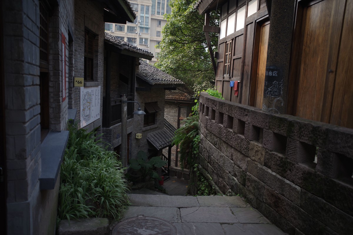 修缮中的下浩老街