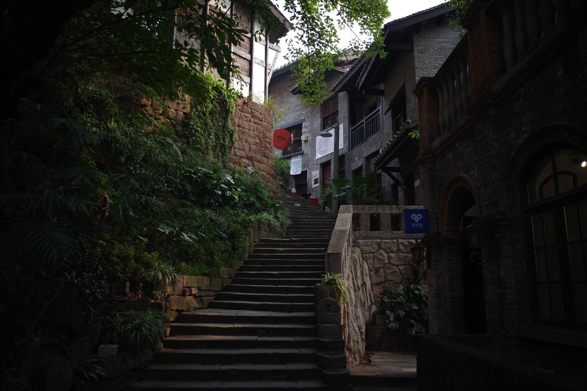 修缮中的下浩老街