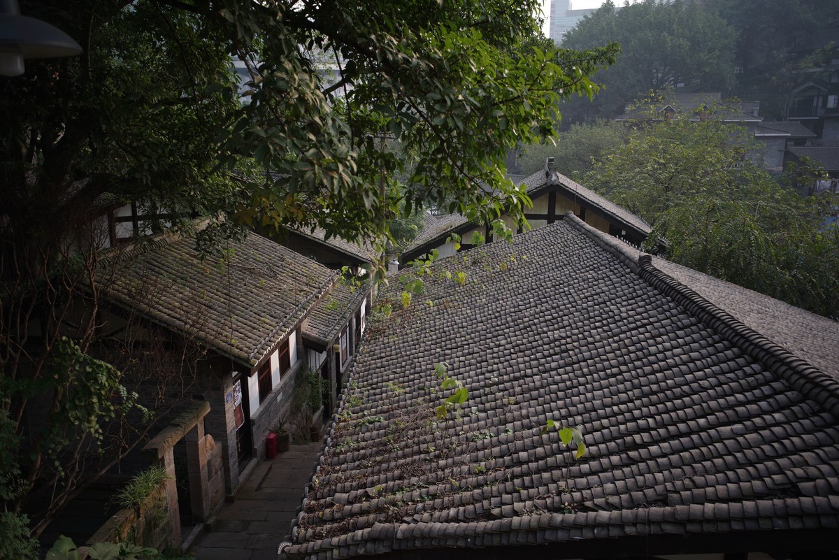 修缮中的下浩老街