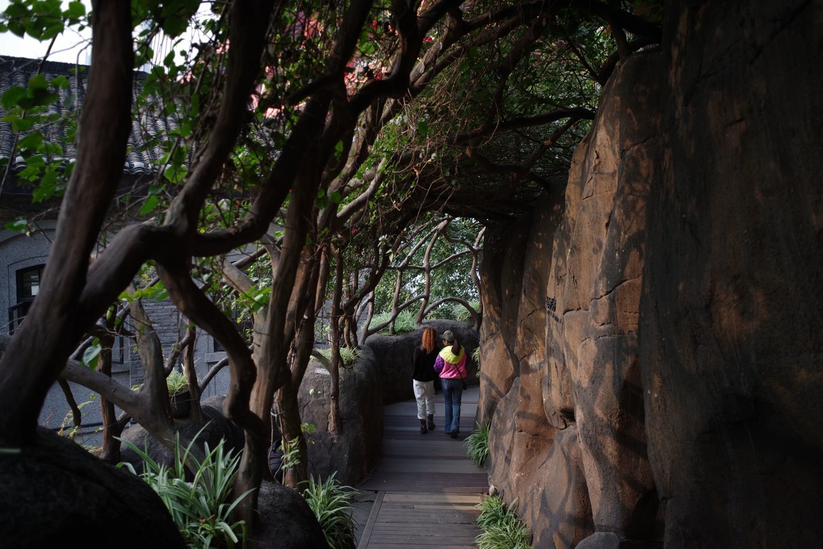 修缮中的下浩老街