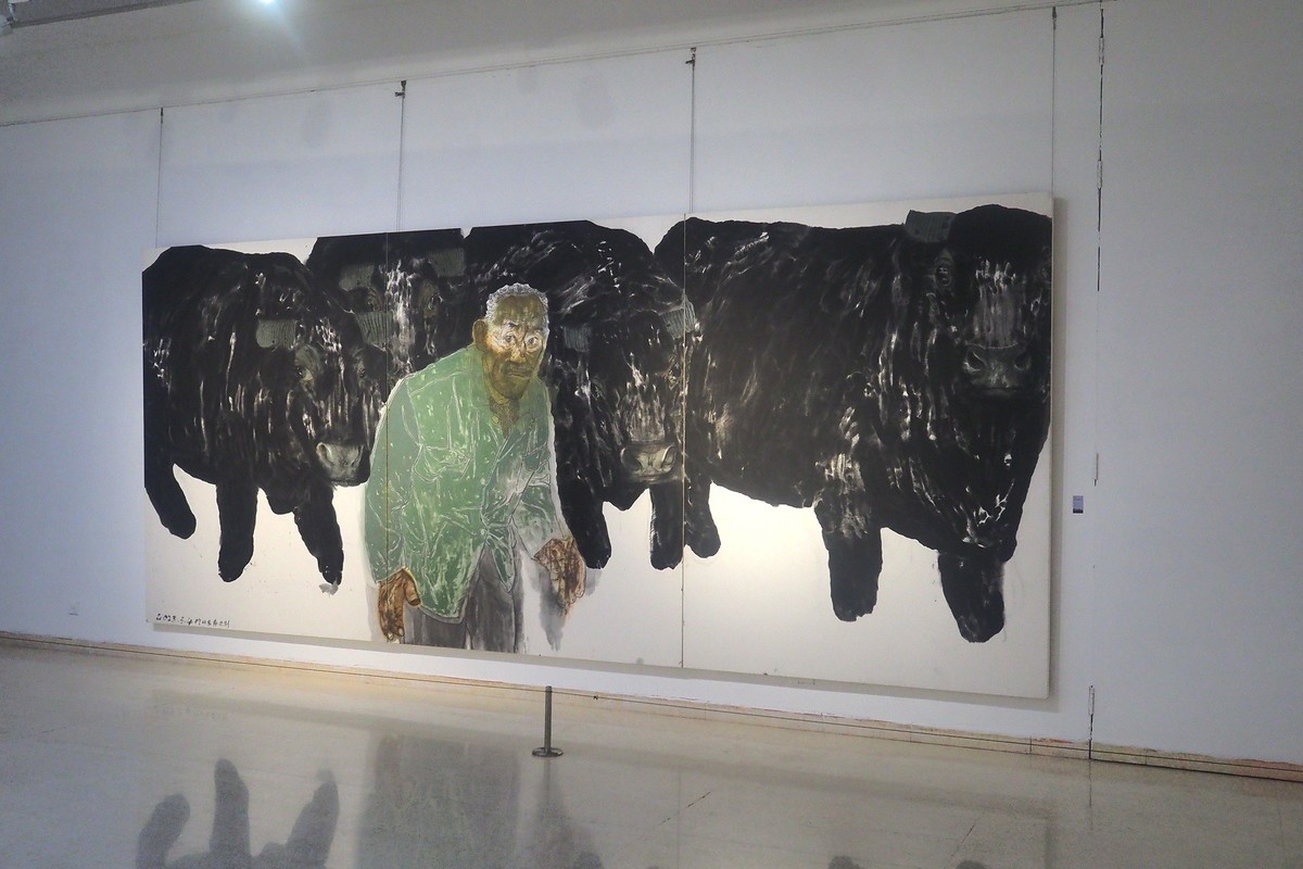 《墨局·当代七人展》上