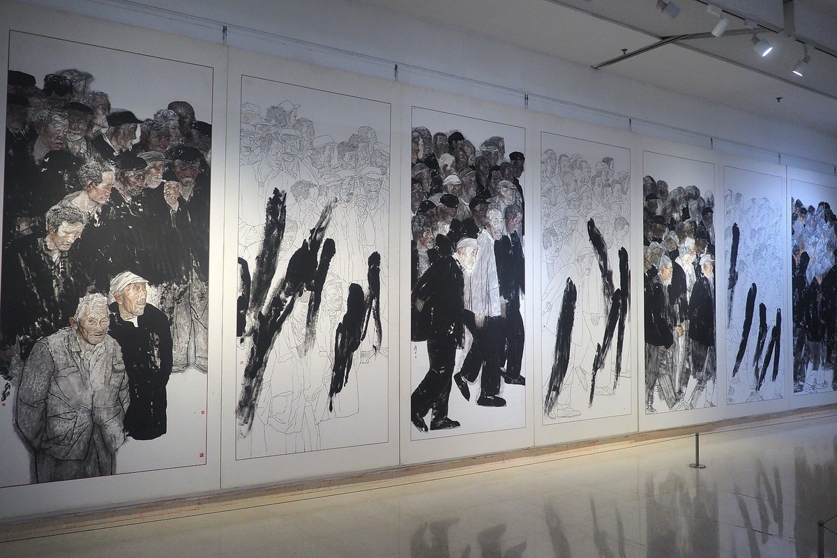 《墨局·当代七人展》上