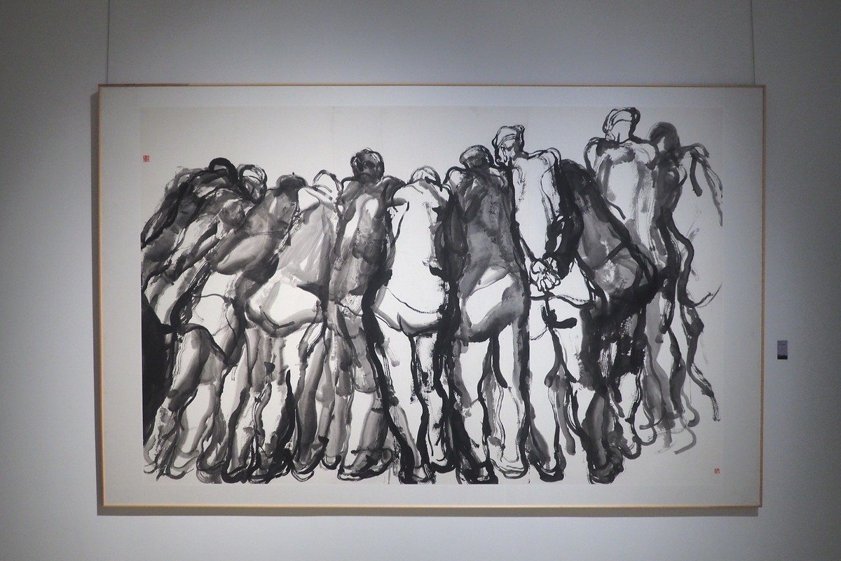 《墨局·当代七人展》上