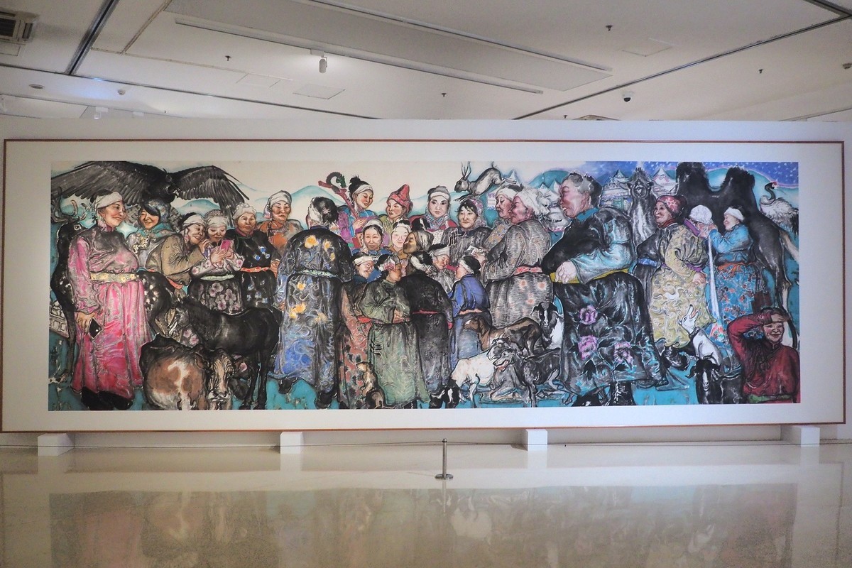 《墨局·当代七人展》上