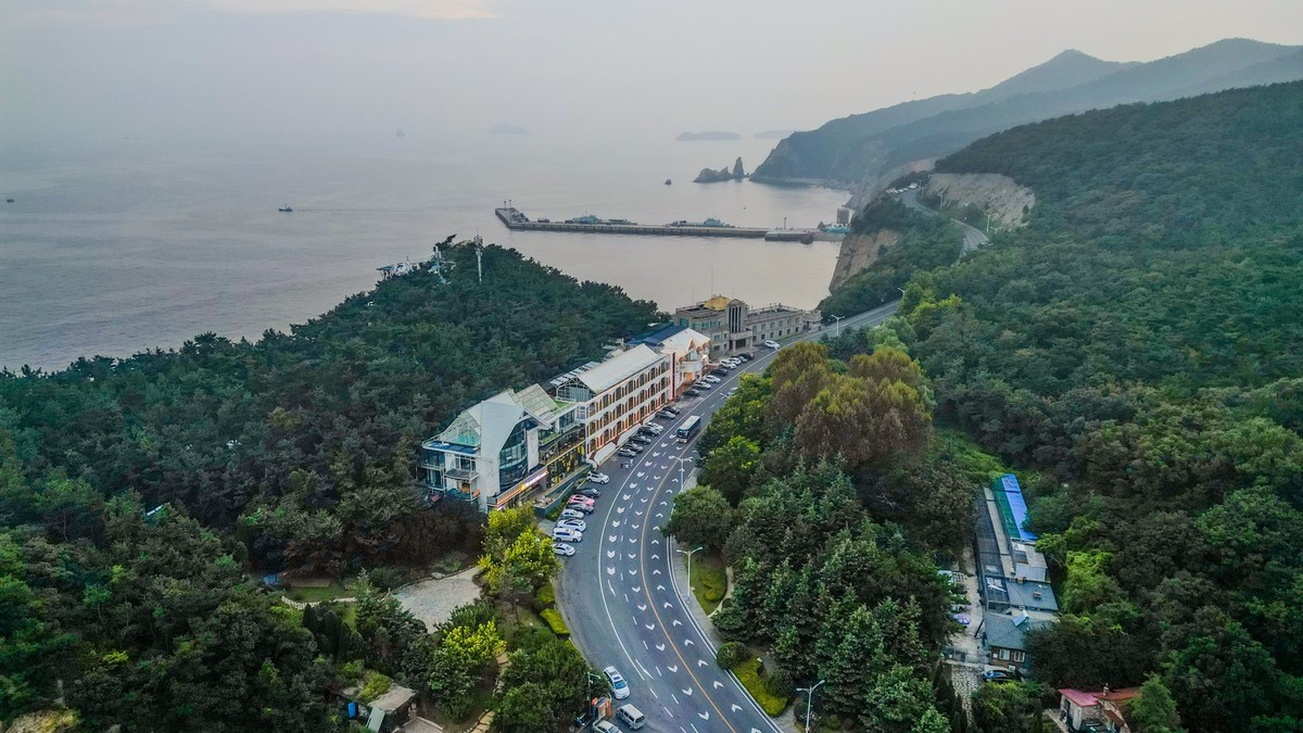 大连的海------鸟瞰须来-海宿小海湾