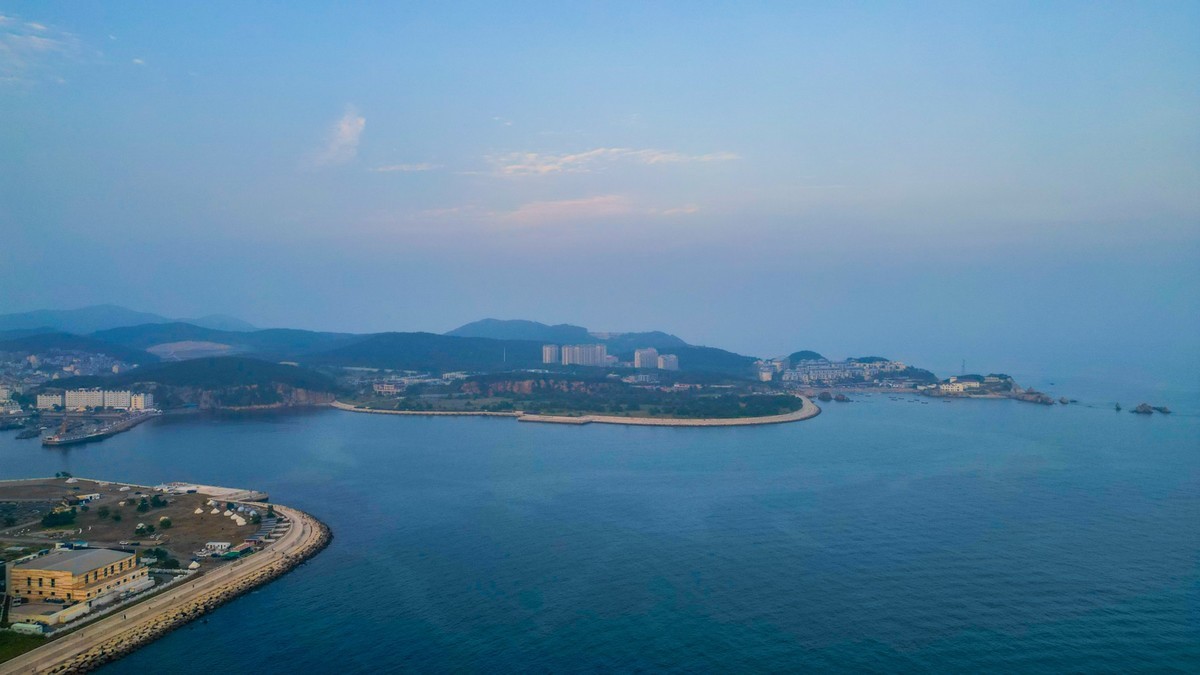 大连的海------鸟瞰须来-海宿小海湾