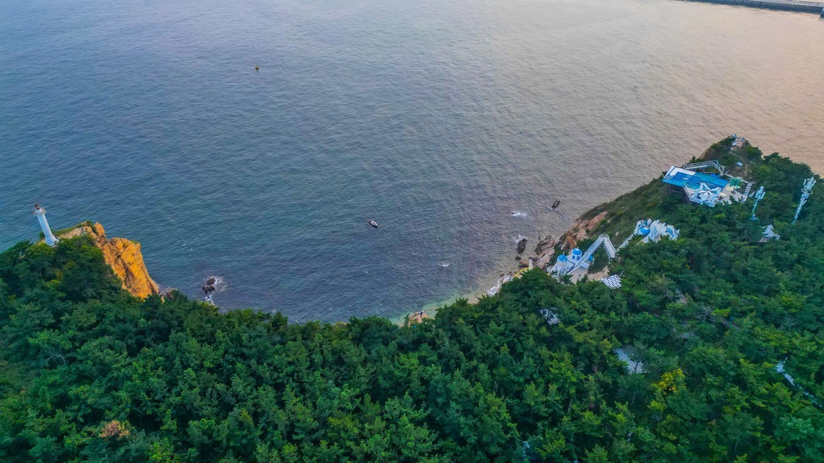 大连的海------鸟瞰须来-海宿小海湾
