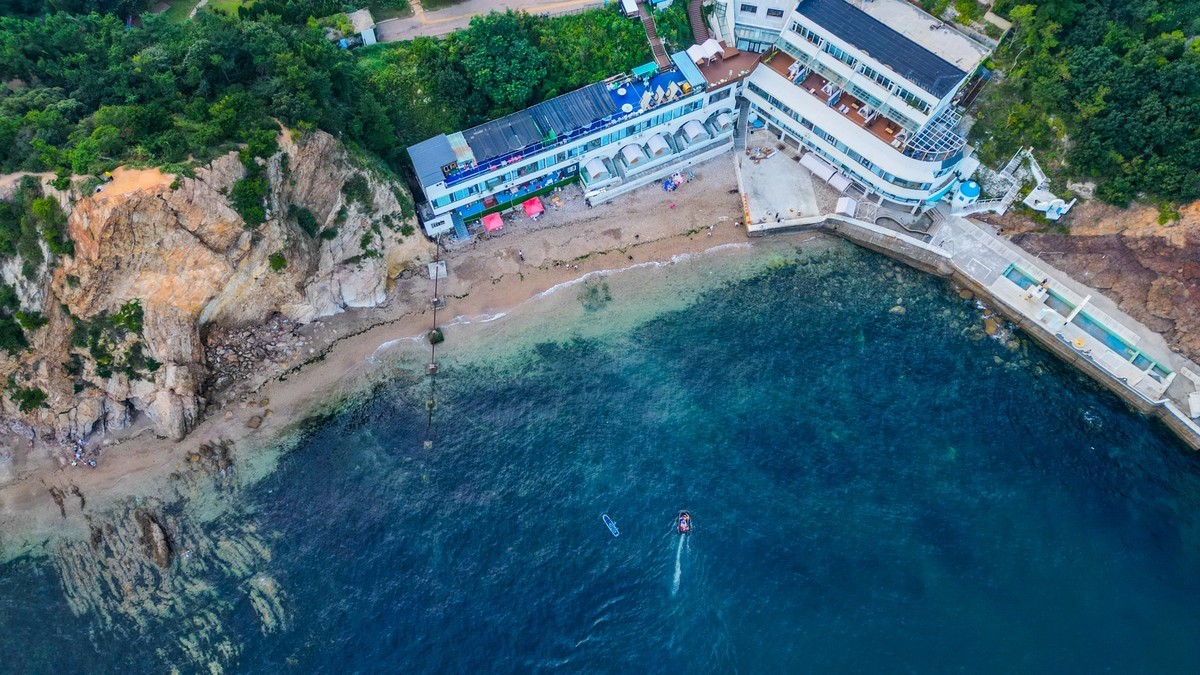 大连的海------鸟瞰须来-海宿小海湾