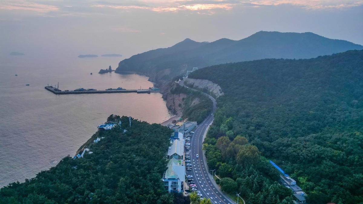 大连的海------鸟瞰须来-海宿小海湾