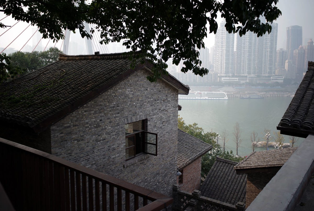 修缮中的下浩老街