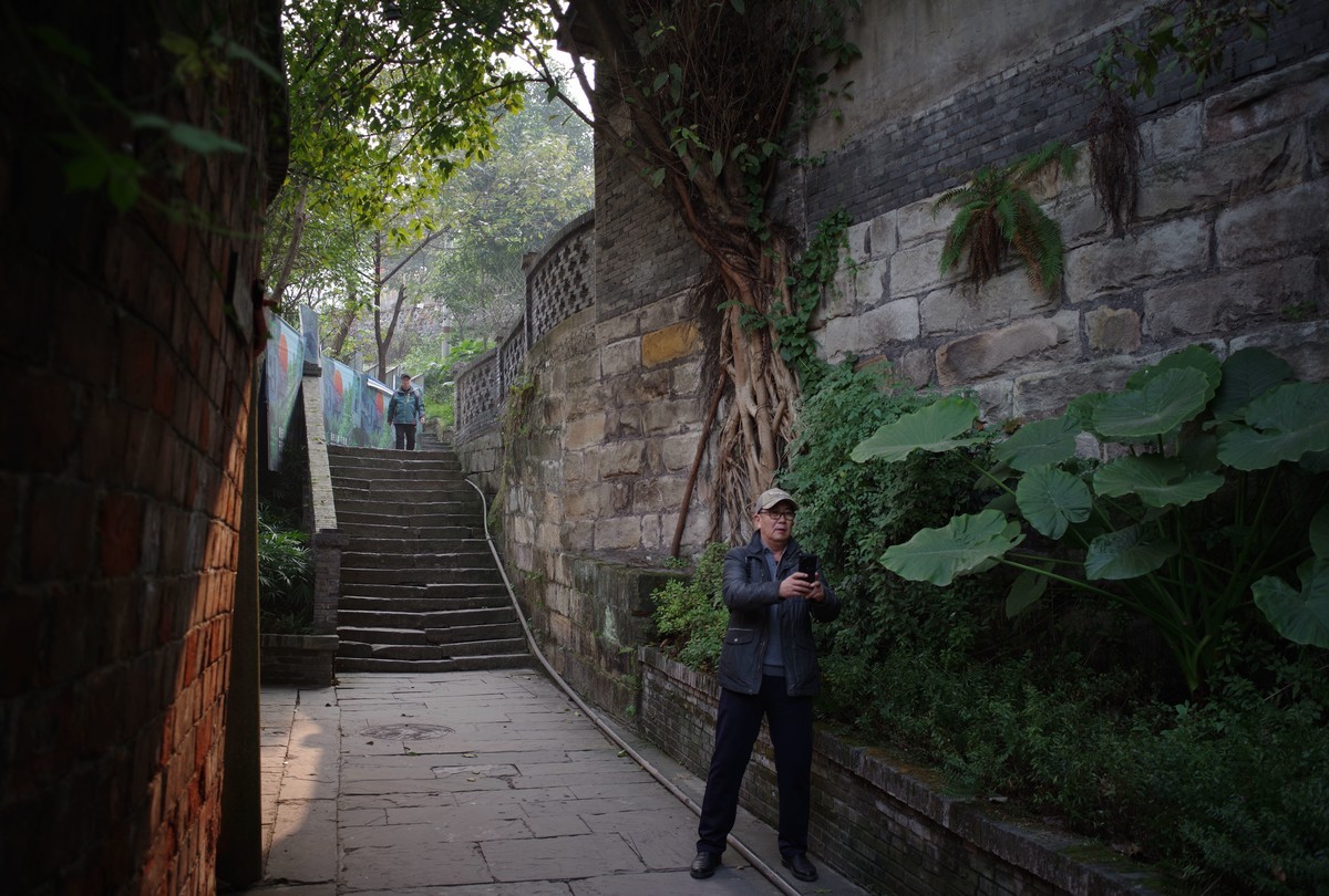 修缮中的下浩老街