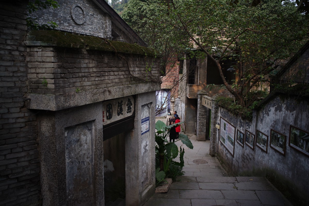 修缮中的下浩老街