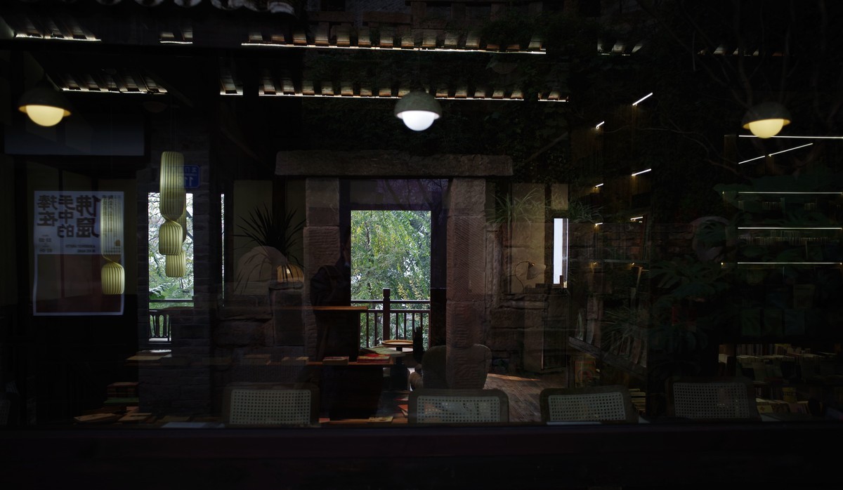 修缮中的下浩老街