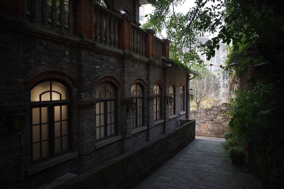 修缮中的下浩老街