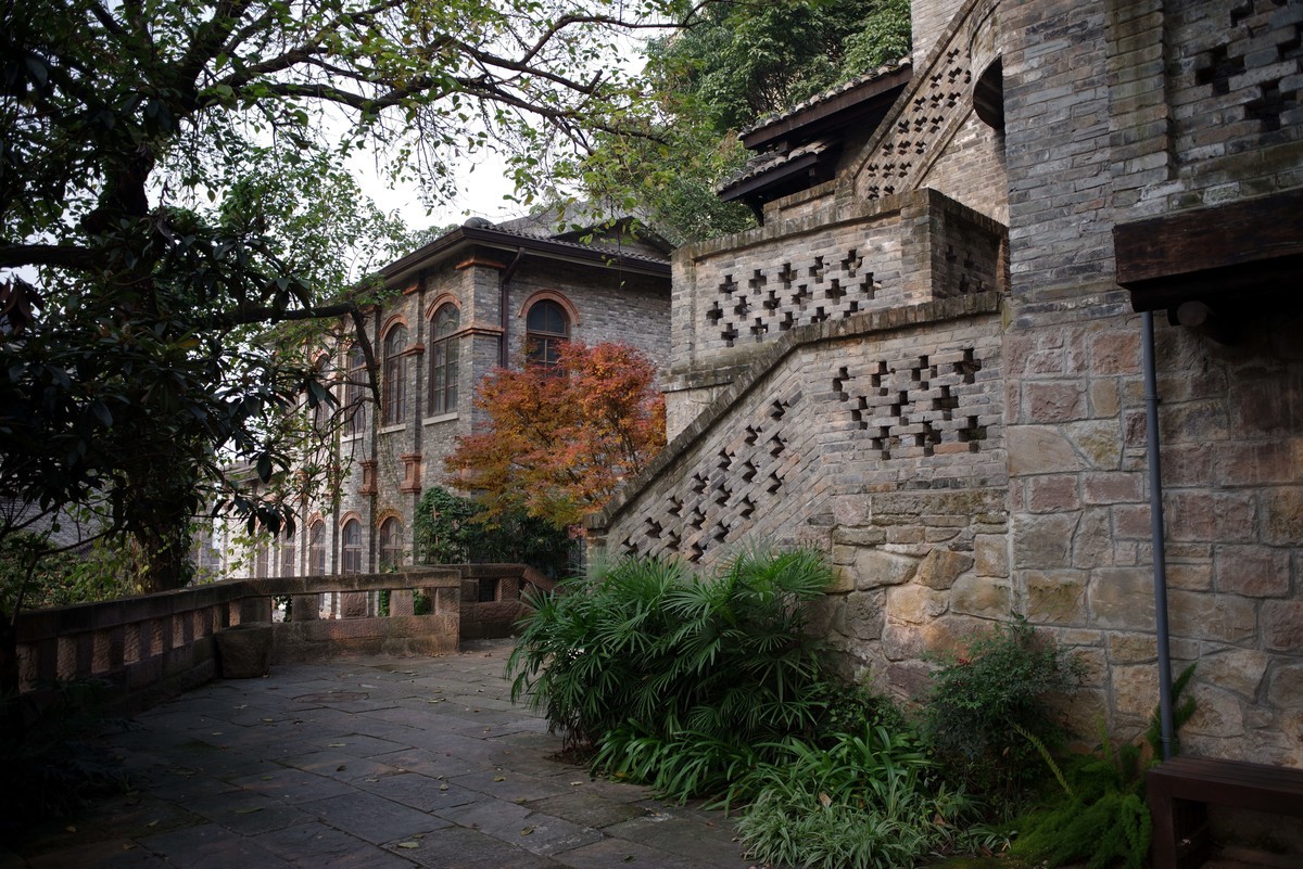 修缮中的下浩老街