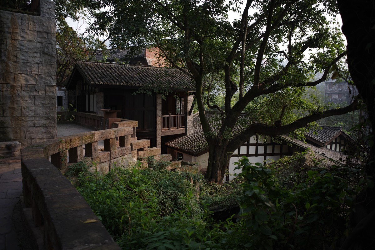 修缮中的下浩老街