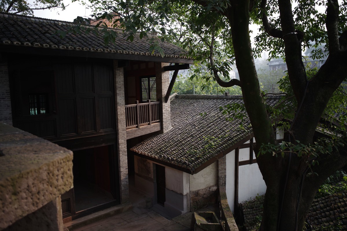 修缮中的下浩老街