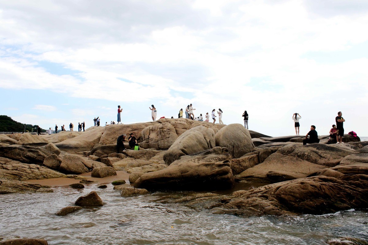 2024年拍海边老虎石