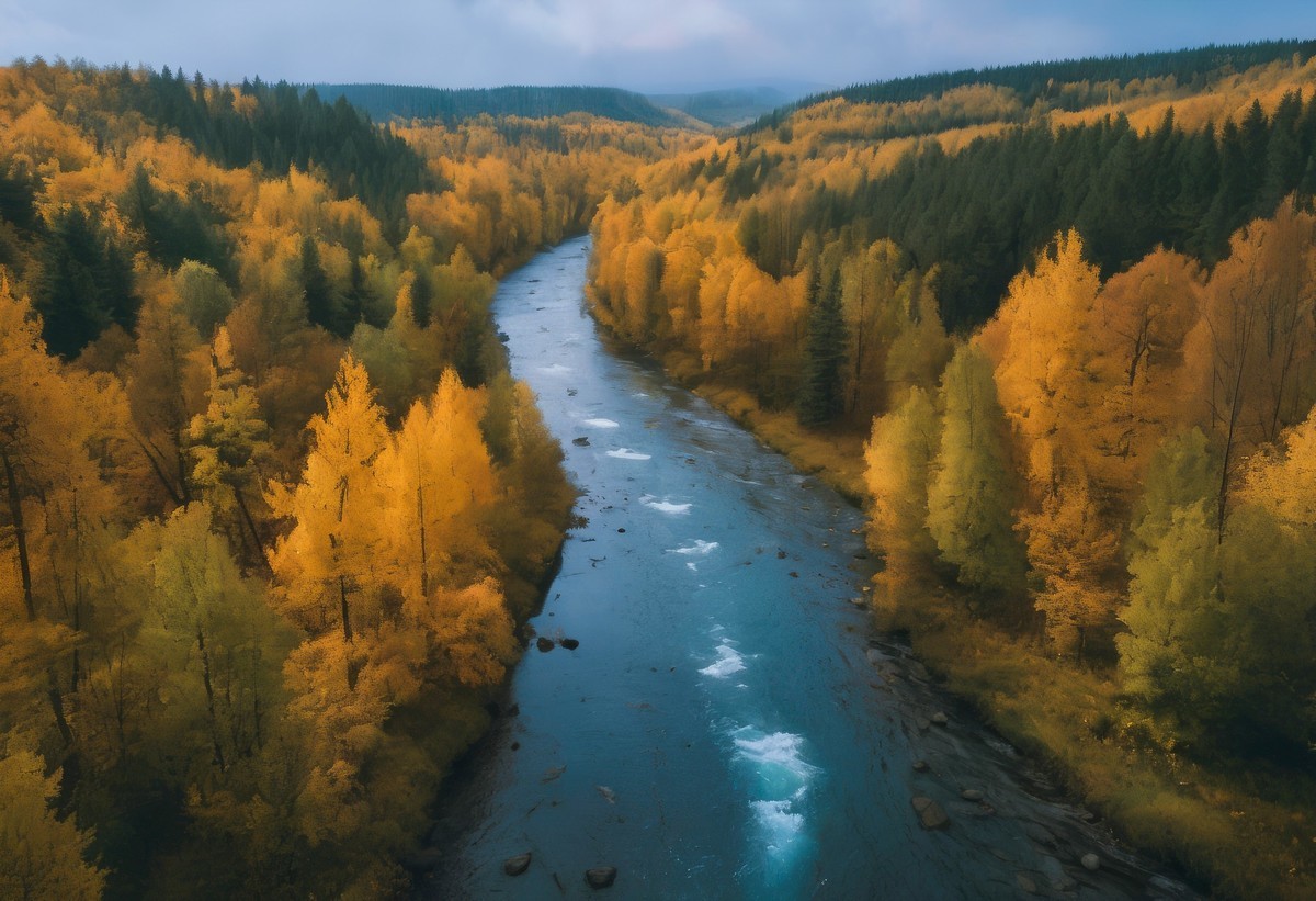 心灵的呼唤：森林与溪流的交响乐章