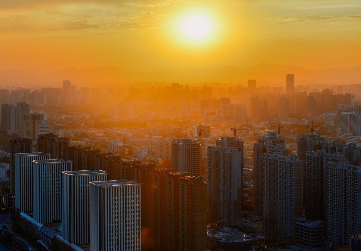 #城市风景一角# 晚霞余晖【电影质感色彩画面】