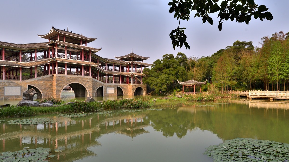 公园凉亭步道6