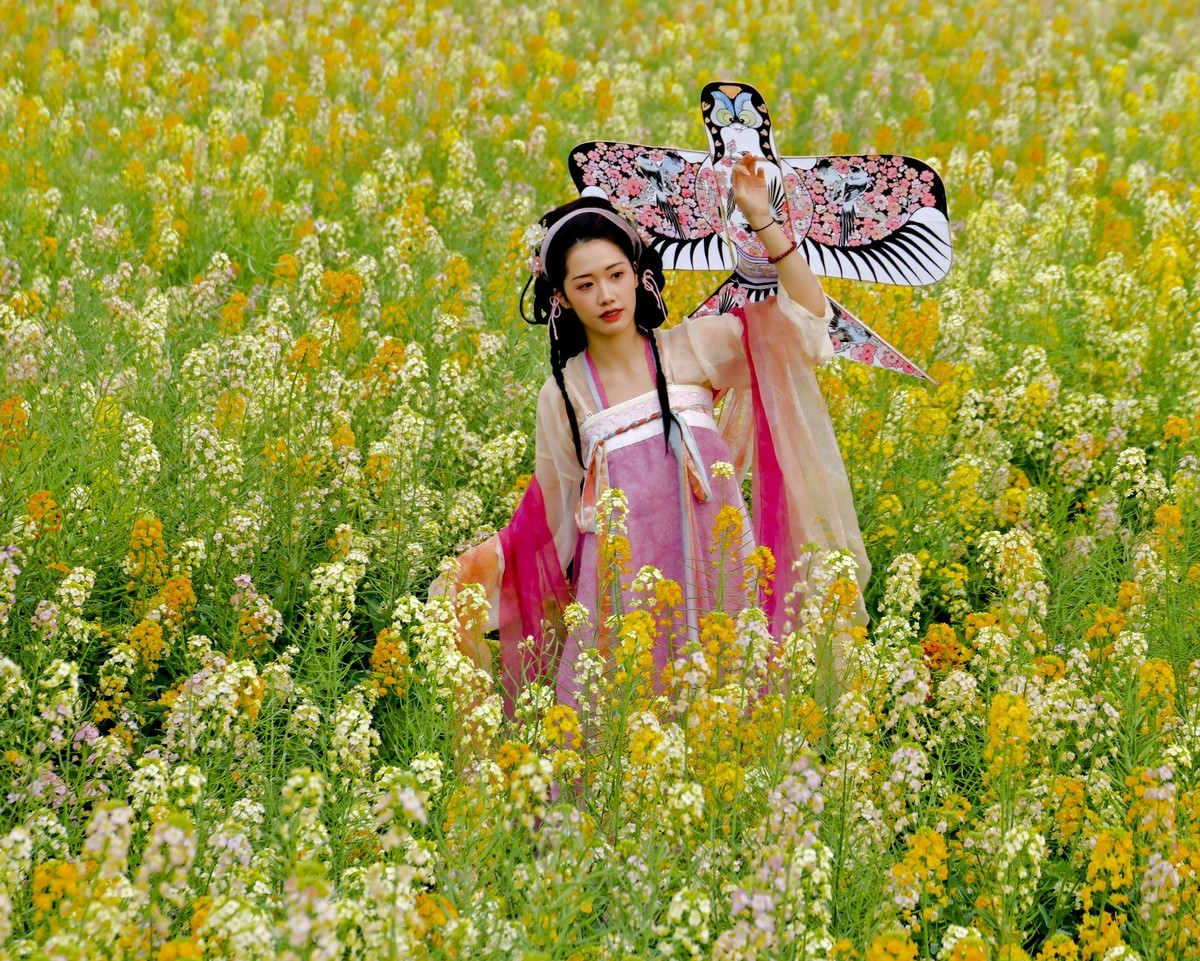 油菜花人像 （三）