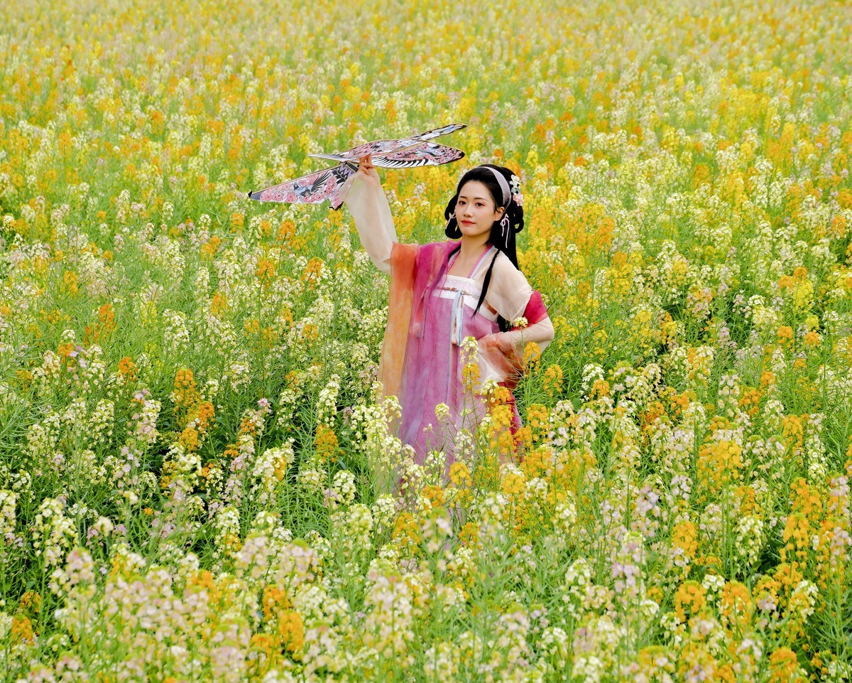 油菜花人像 （三）