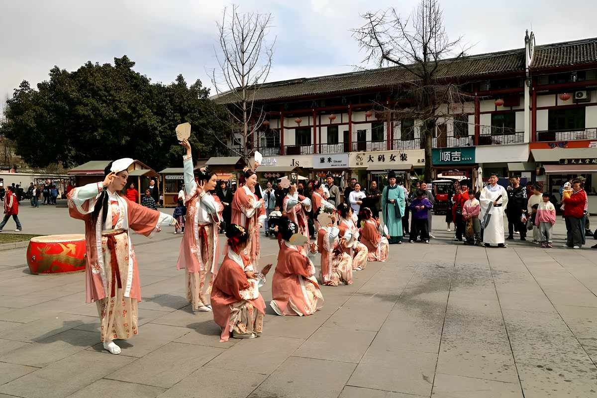 成都罨画池广场文艺表演（完）