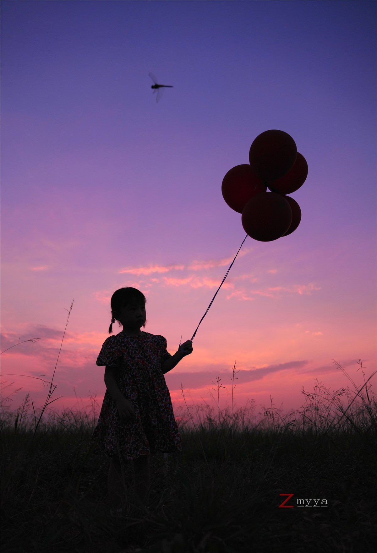 彩云伴我心飞翔！