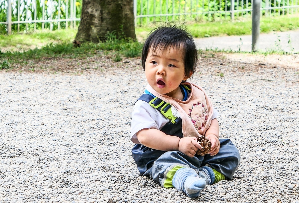 十一个月的小外孙女