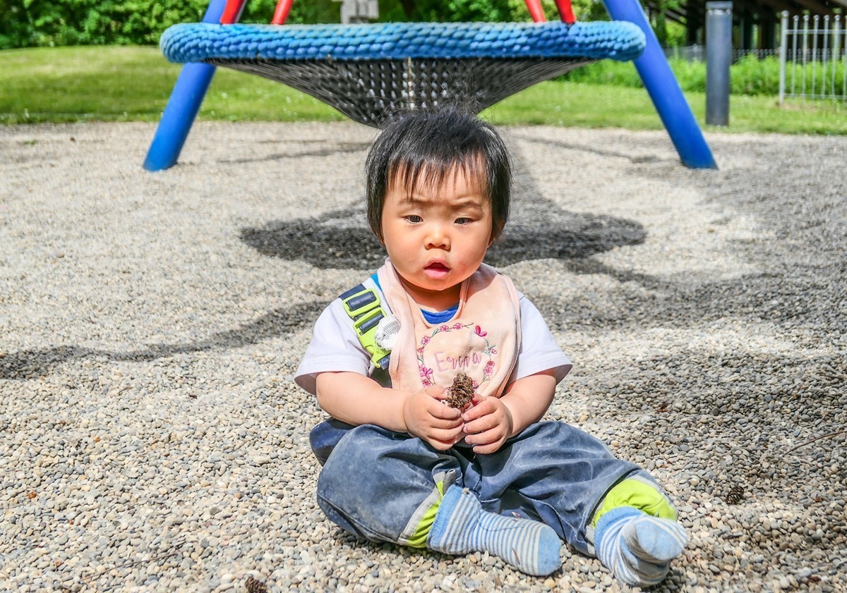 十一个月的小外孙女