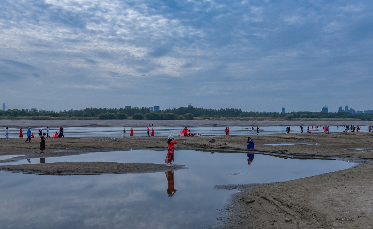 天兴洲滩涂一瞥