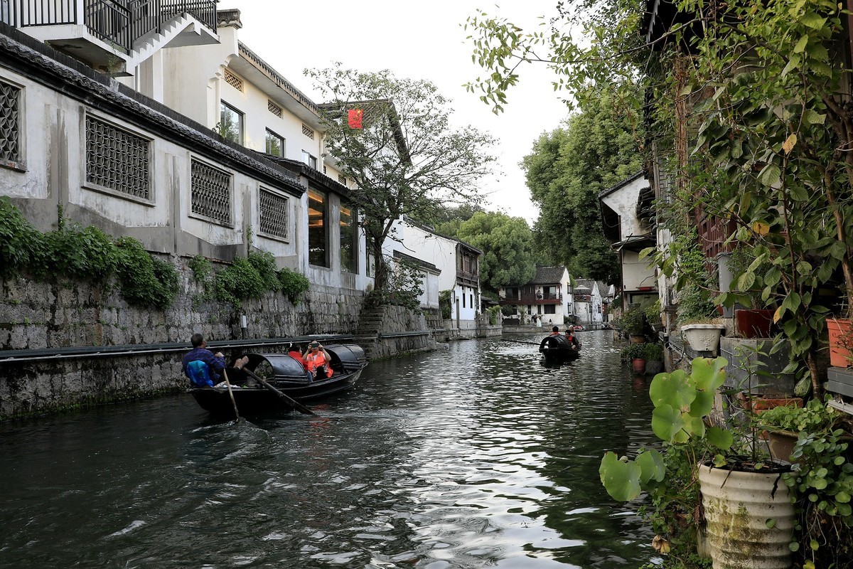 国庆绍兴游--仓桥直街乌篷船-中关村在线摄影论坛