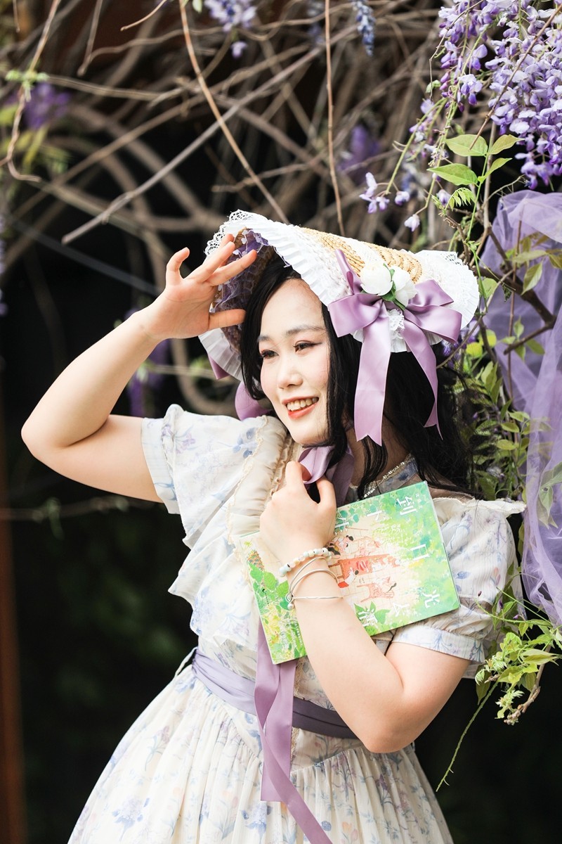 月湖公园紫腾花--6