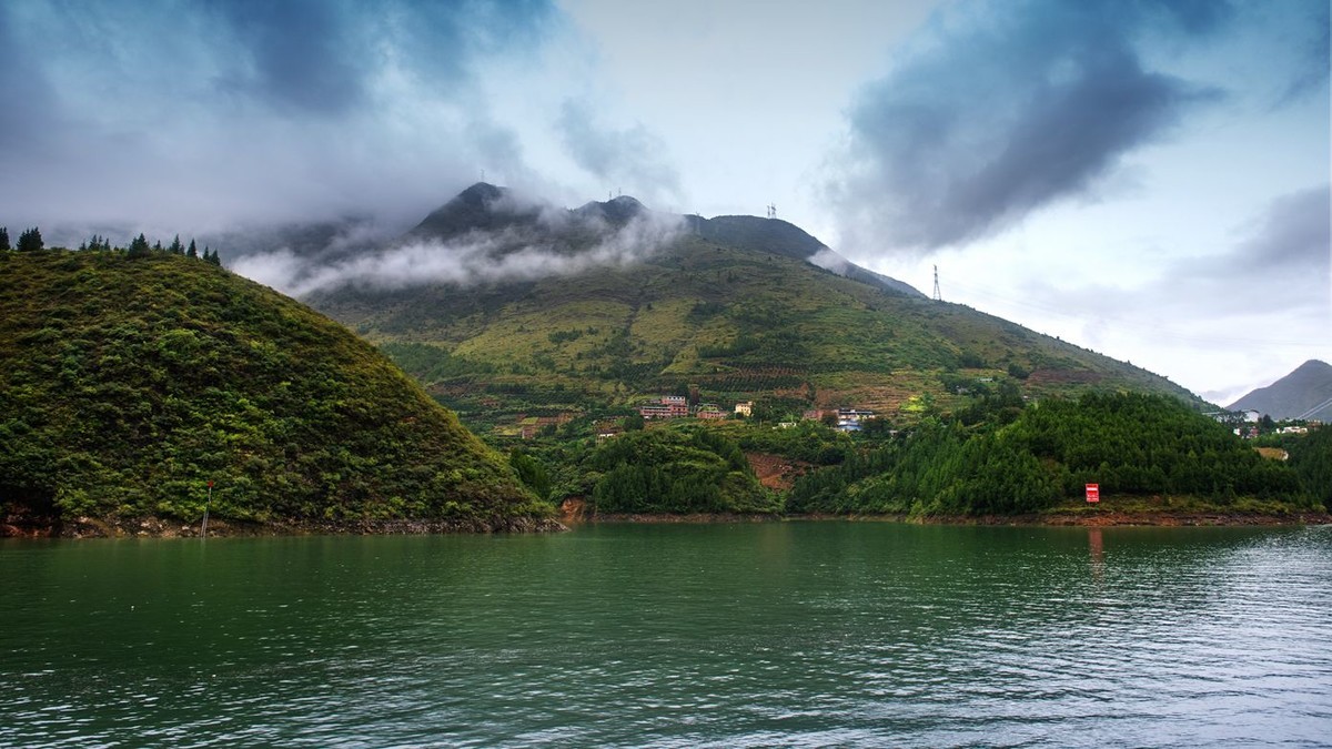 游轮—(长江之旅)—(游巫山xiao三峡—小船)(2)