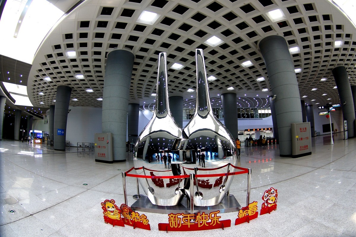 鱼眼镜头下的光谷步行街！