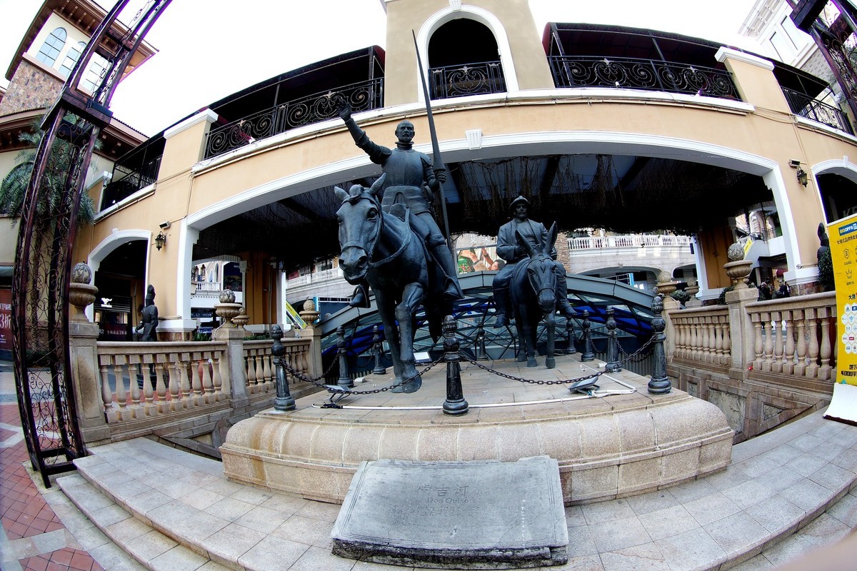 鱼眼镜头下的光谷步行街！