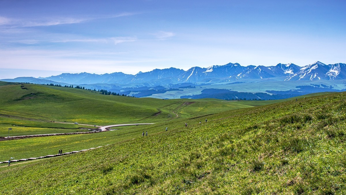 新疆行游--喀拉峻草原【2】    贺山水勇哥荣任合肥星空(中国)版主