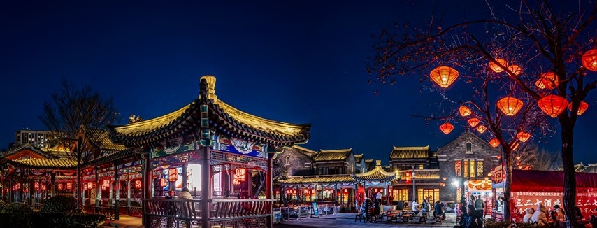 节日里的即墨古城