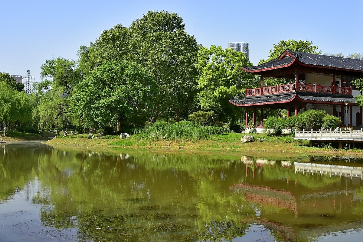 武汉堤角公园---请假贴