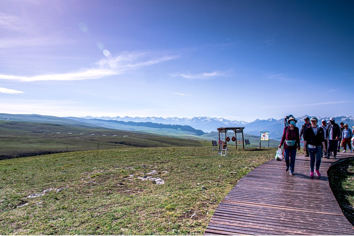 新疆行游--喀拉峻草原【2】    贺山水勇哥荣任合肥星空(中国)版主