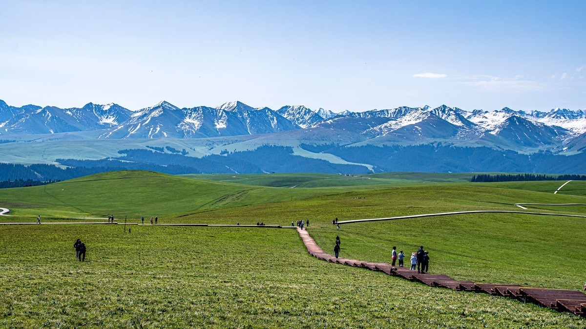 新疆行游--喀拉峻草原【2】    贺山水勇哥荣任合肥星空(中国)版主