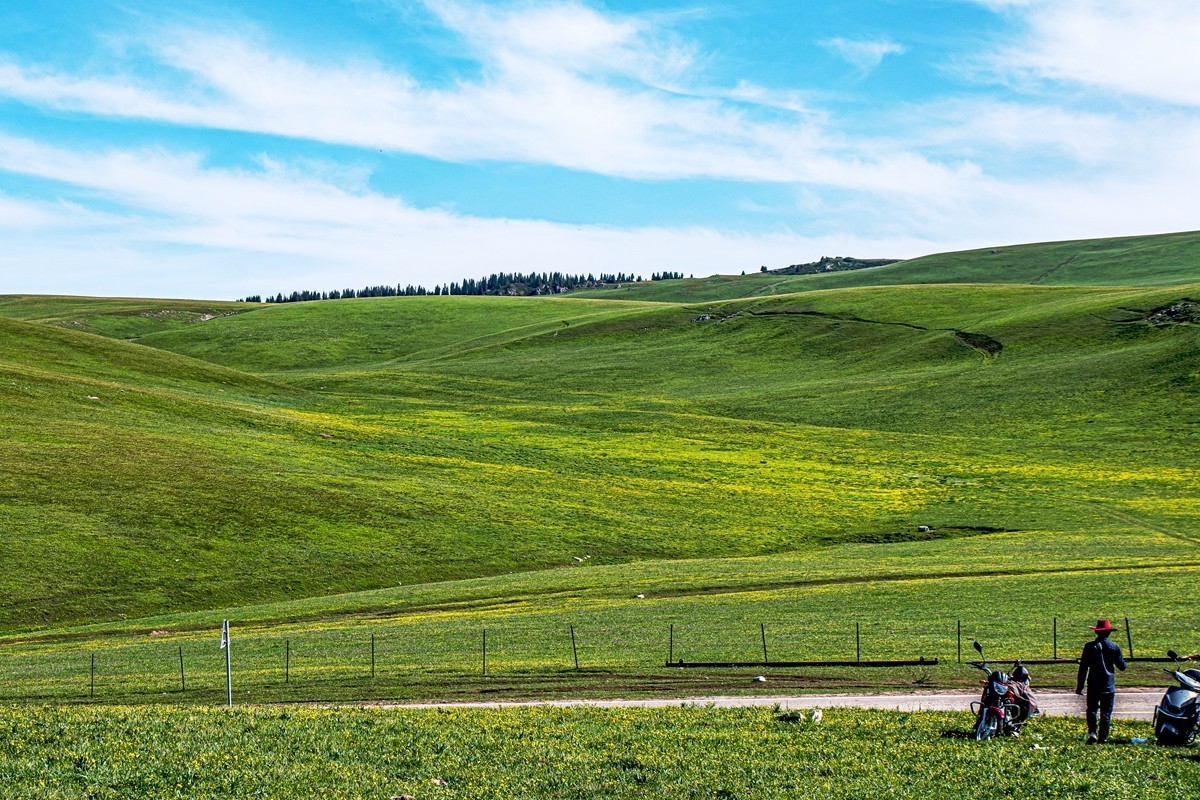 新疆行游--喀拉峻草原【2】    贺山水勇哥荣任合肥星空(中国)版主