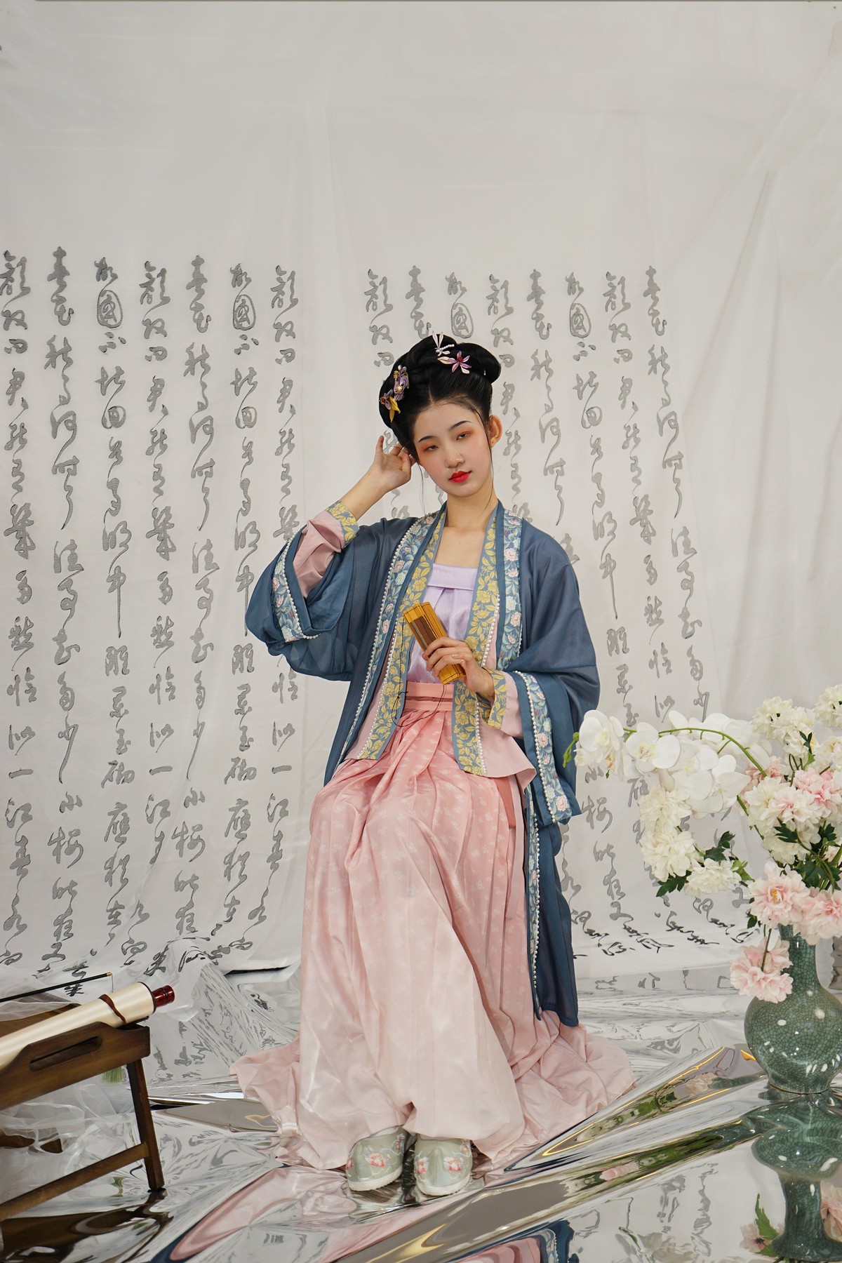 室内环境人像----器材展上的汉服美女!-中关村在线摄影论坛